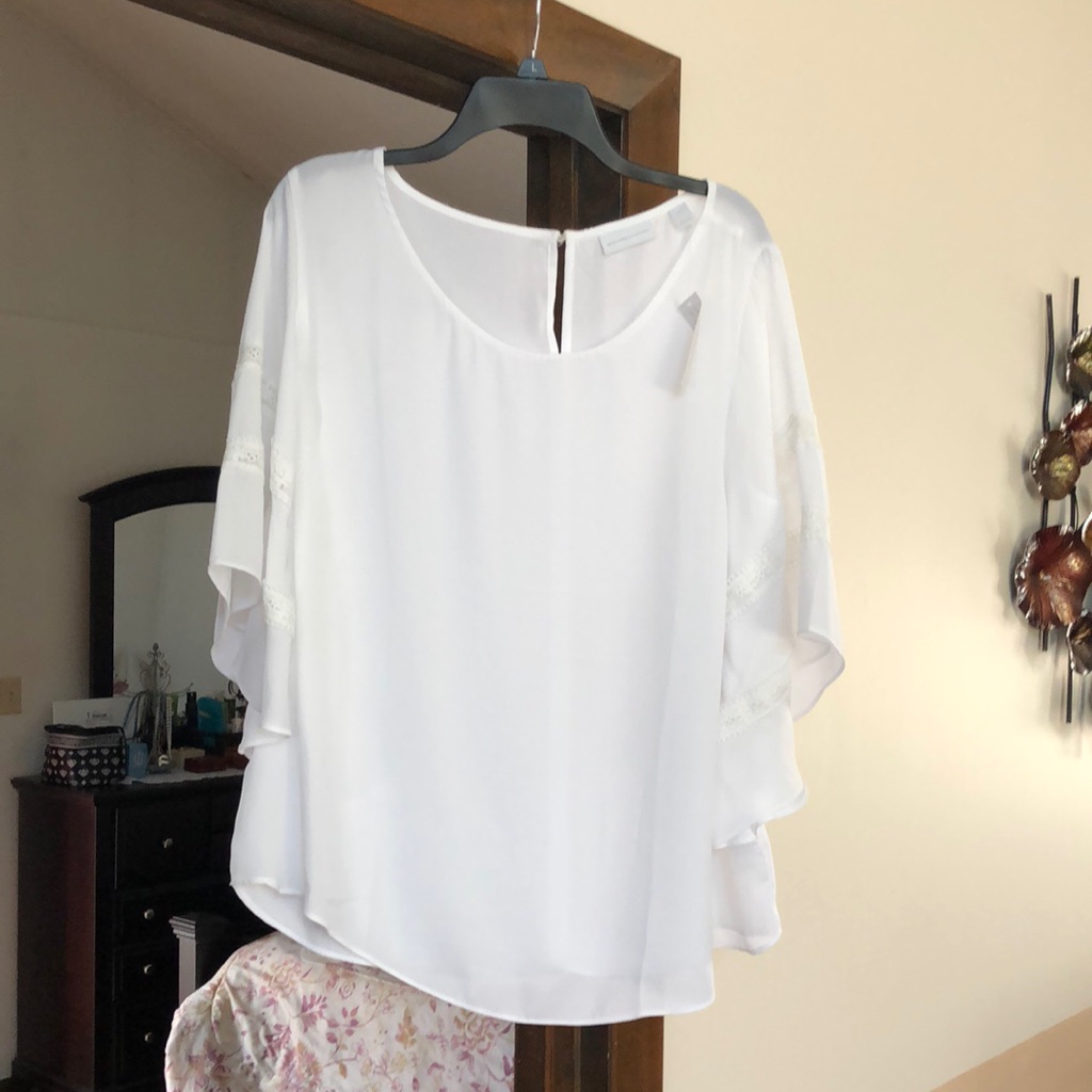 Brand New White Top New York  Company Blouse
